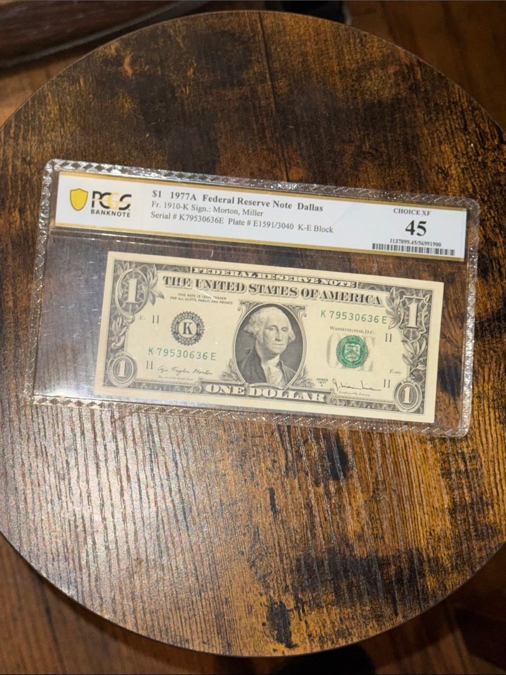 Error on reverse of this One Dollar Note. MIs aligned Back Design Art Print . - Picture 3 of 3